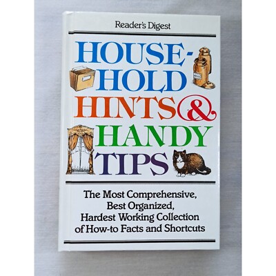 HOUSEHOLD HINTS & HANDY TIPS by Reader's Digest (BRAND NEW) Gift Book