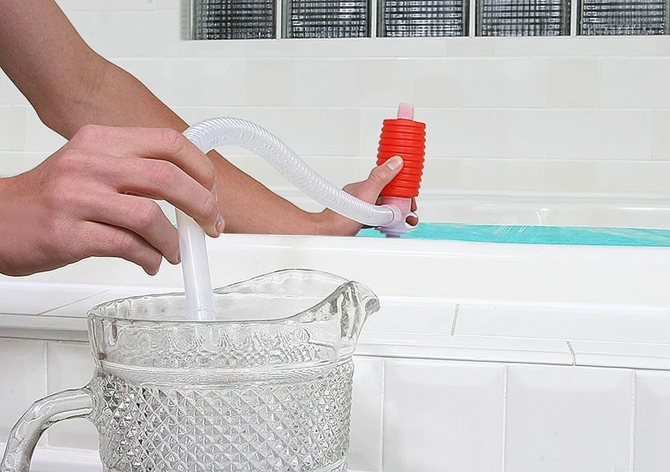 Kit AquaPod 65 gal almacenamiento de agua de emergencia contenedor de agua potable bañera para el hogar Foto 2 de 4