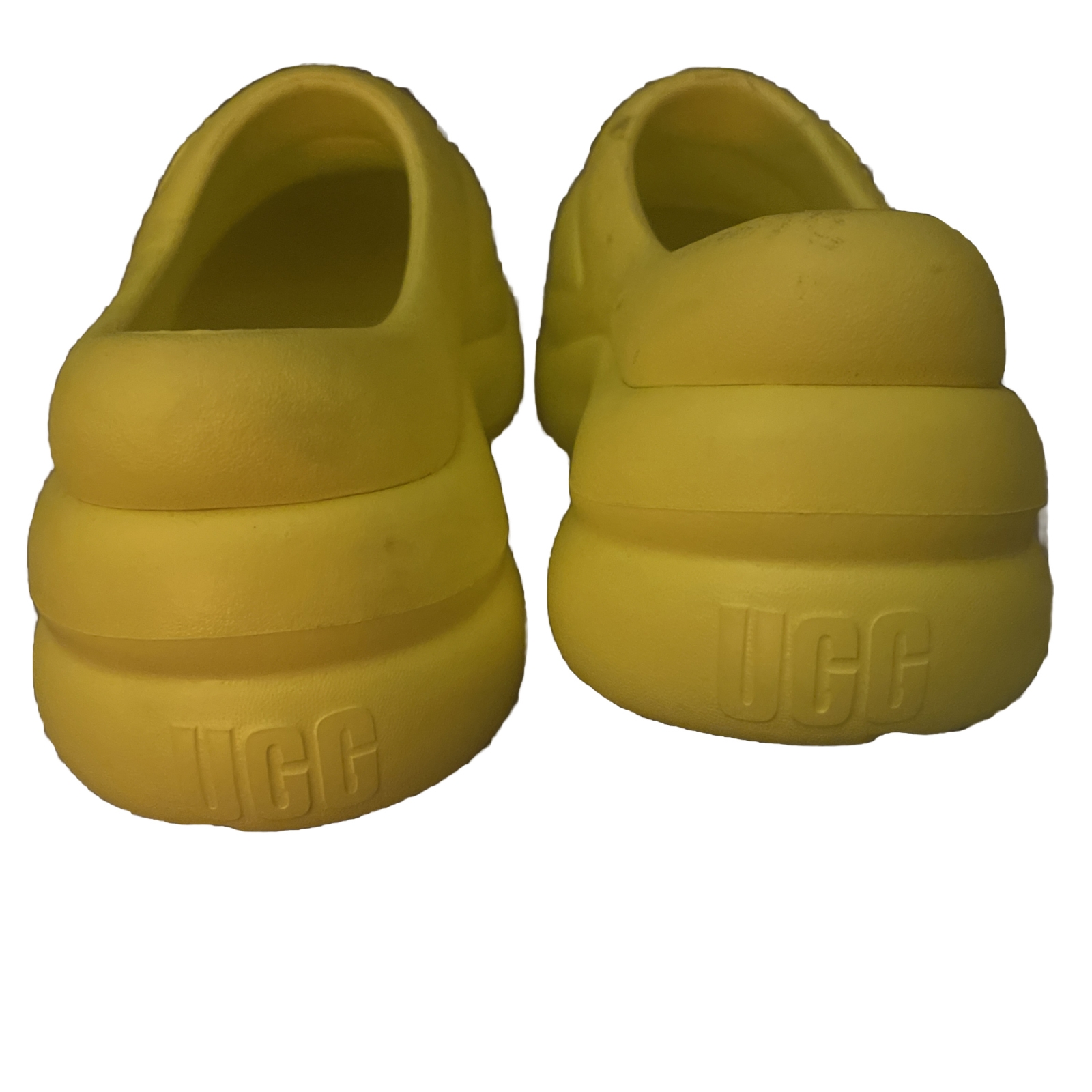 PANTOFOLA D’ORO Sandali da donna UGG Sport Yeah Clog Crocs taglia 8 gialli