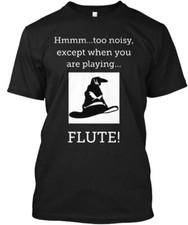 The Sorting Hat Selects The Flute T-Shirt Made in the USA Size S to 5XL