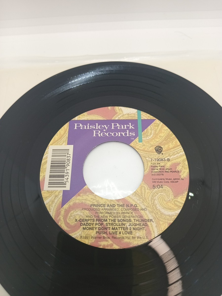 PRINCE AND THE N.P.G. DIAMONDS AND PEARLS 45 7