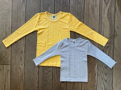 Cosilana Langarm-Shirt 45% Baumwolle/ 35% Wolle / 20% Seide, Gr. 92-152