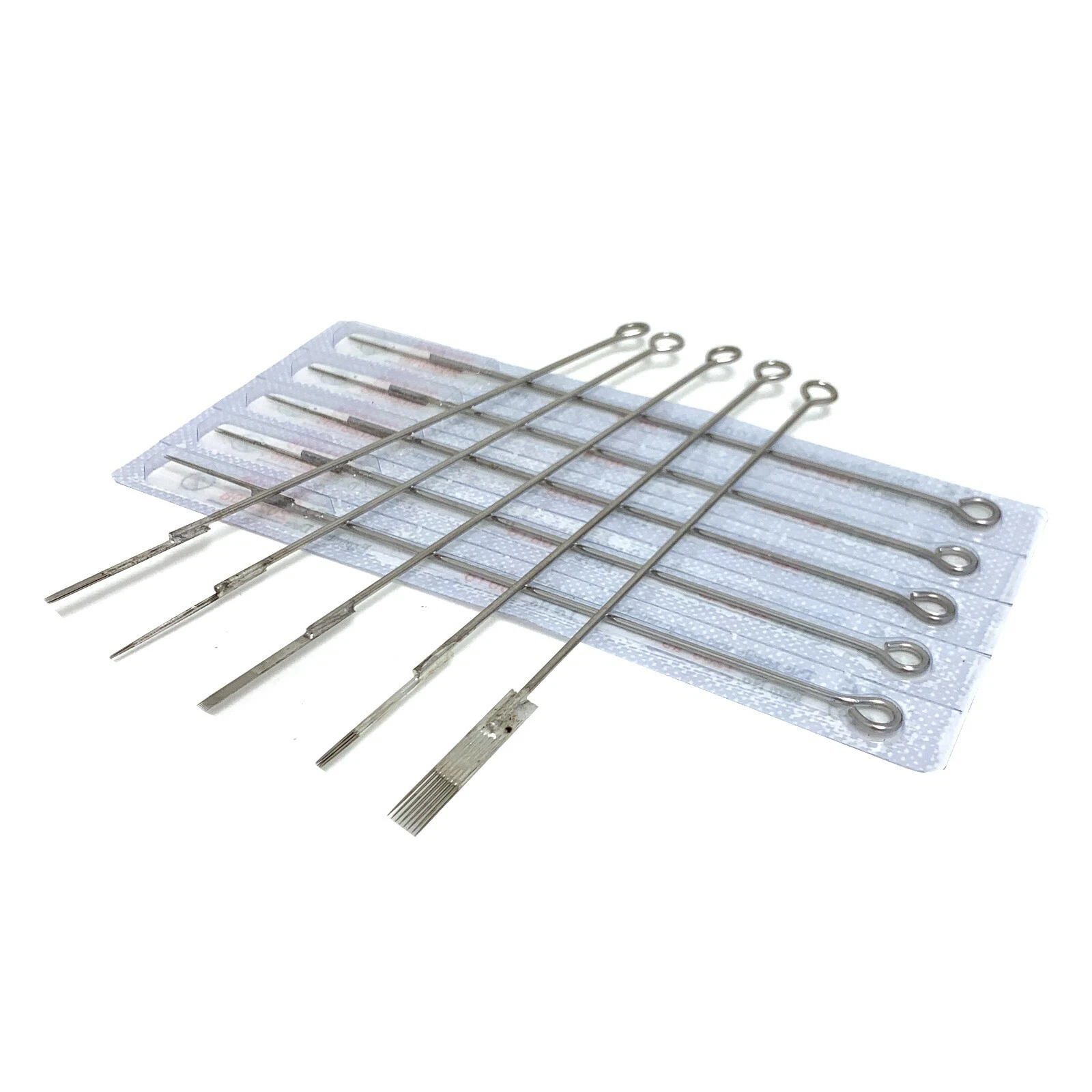 50 PROFESSIONAL Disposable Tattoo Needles On Bar Round Liner Shader Magnum Flat - product detail image 4