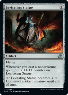 x4 Levitating Statue BRO MTG 236/287 UNCOMMON M/NM 4x