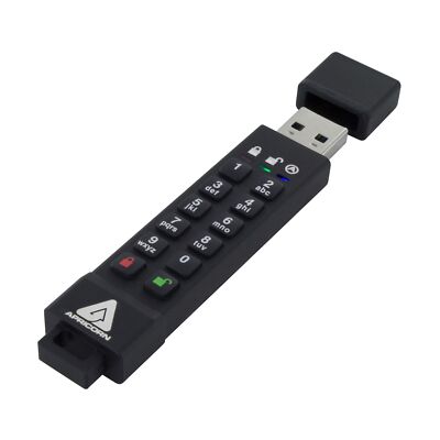 Apricorn 16GB Aegis Secure Key 3Z 256-bit AES XTS Hardware Encrypted FIPS 140...