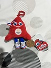 Porte-Clés Mascotte peluche Phryge jeux Olympiques Paris 2024 neuf