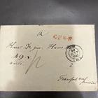 France pre-Phila cover without content-Lyon 30.08.1843 to Frankfurt Main-B27