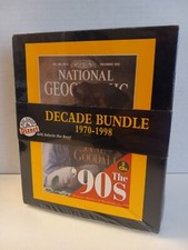 National Geographic DECADE BUNDLE 1970 - 1998 AOL Direct PC Windows 98 CD-ROM