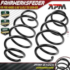 2x Federn Fahrwerksfeder Vorderachse für Ford Mondeo IV BA7 2.0/2.2 TDCi 08-15