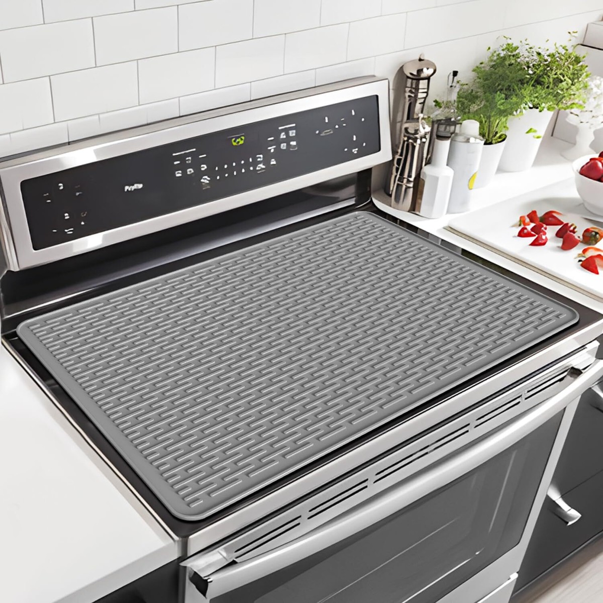Electric Stove Cover for Stove Top Silicone Stove Mat for Glass