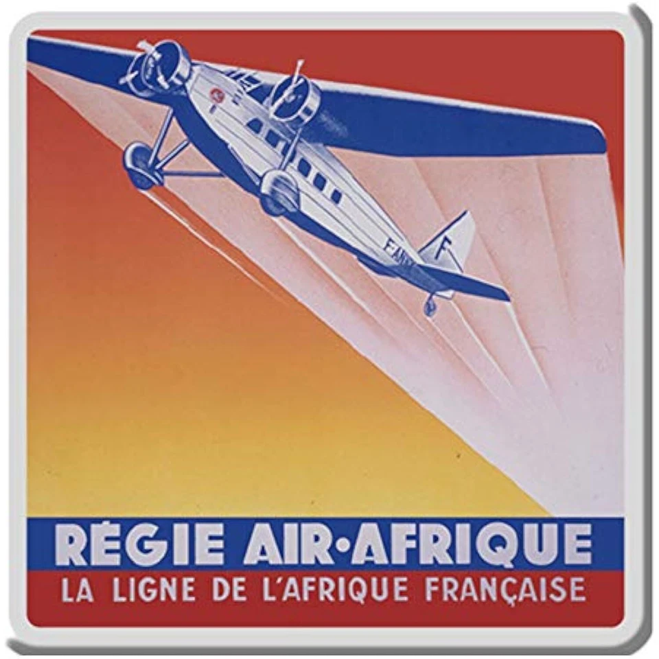 Smithsonian Vintage Travel Poster 4 Piece Ceramic Coaster Set - Image 4 of 4