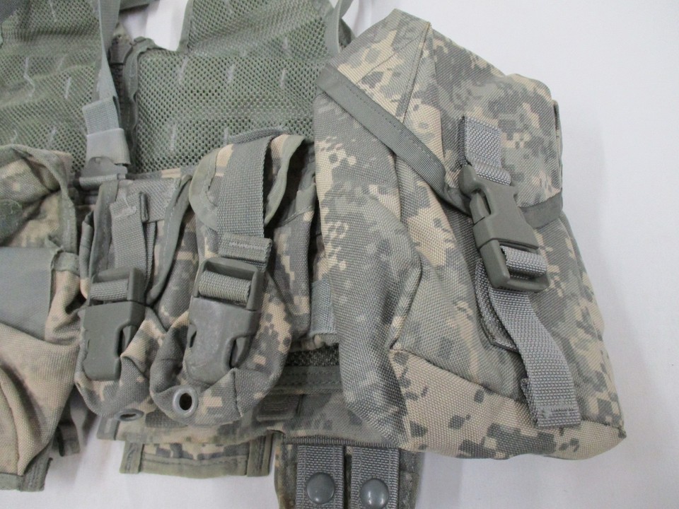 MOLLE VEST ARMY DIGITAL LOADOUT KIT FLC MAGAZINE POUCHES CHEST RIG LBE ...