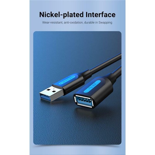 USB 3.0 Extension Cable 5Gbps FAST Data Transfer Cord Male to Female Flash Drive - Picture 10 of 14