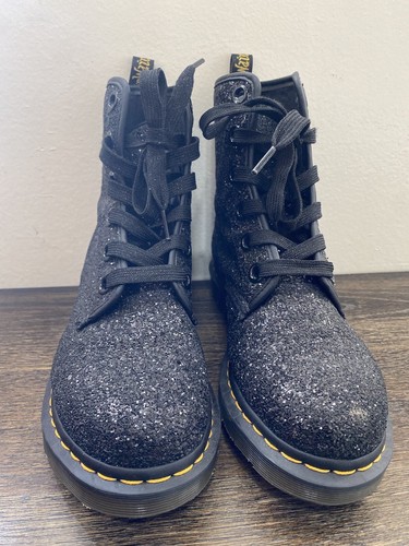 Dr. Martens 1460 Farrah Chunky Glitter Boot Sparkle Shiny Women’s Size US 10 - Picture 5 of 16