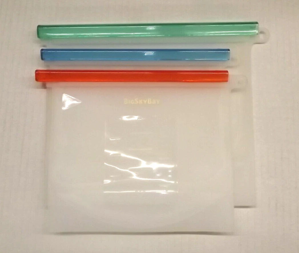 BigSkyBay Reusable Heavy Duty Silicone Storage Bags 3 pk
Opens in a new window or tab