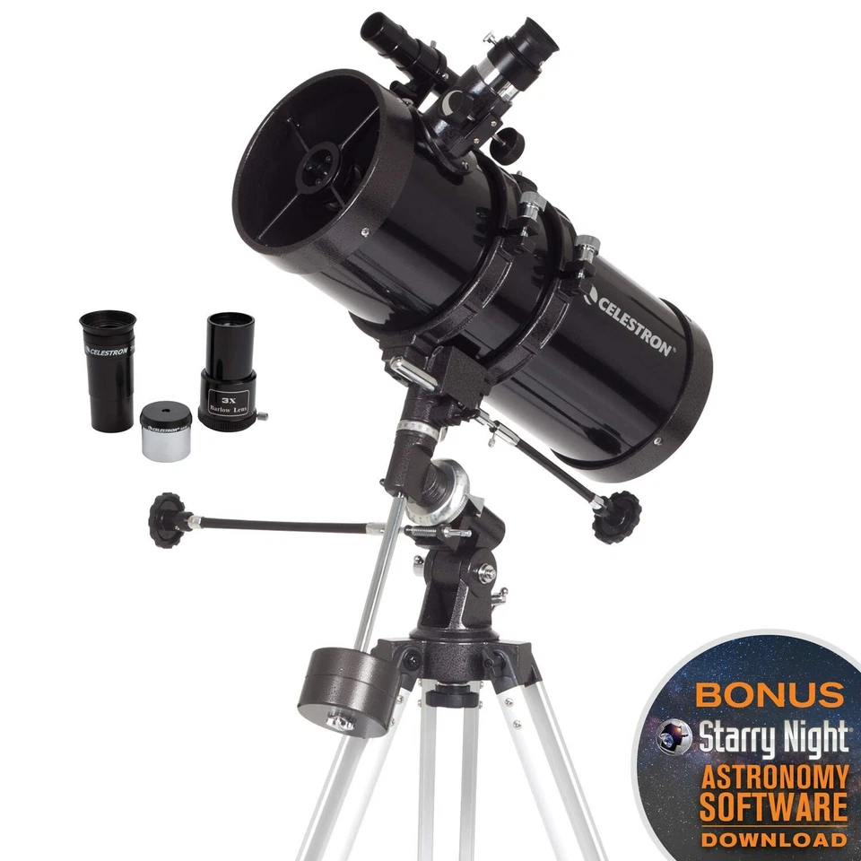 Celestron - PowerSeeker 127EQ Telescope - Manual German Equatorial Telescope ... - Image 2 of 4