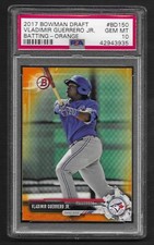 Vladimir Guerrero Jr 2017 Bowman Draft Orange 14/25 #BD150 PSA 10
