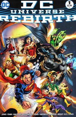 DC UNIVERSE REBIRTH # 1 VARIANT MIDNIGHT RELEASE WRAPAROUND COVER | eBay