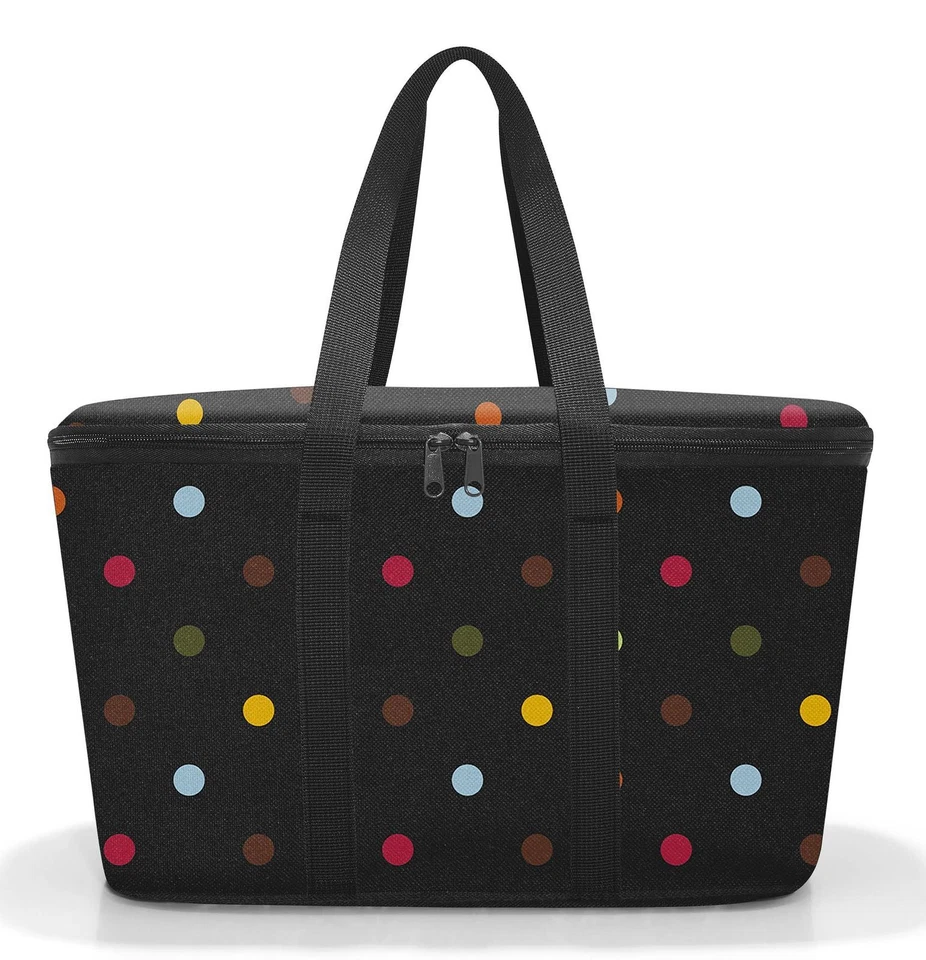 Reisenthel Coolerbag Kühltasche - Schwarz (Dots)