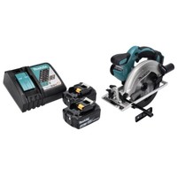 Makita Dss 611 Rm Akku HandkreissäGe 18 V 165 Mm + 2X Akku 4,0 Ah + LadegeräT