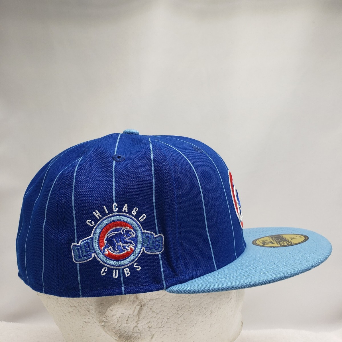 New Era Chicago Cubs Blue Throwback 2T Pinstripe 59FIFTY Fitted