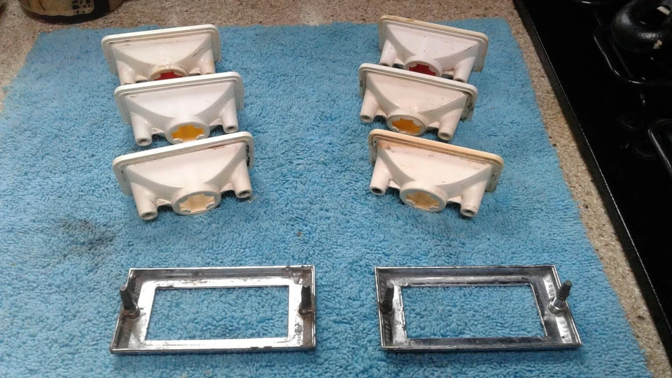 1960s to 1970s Chevrolet Car Parts Marker Lights Trim Original OEM Vintage - Image 4 of 4