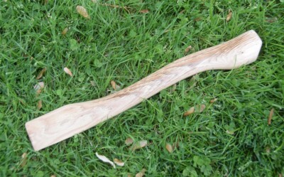 HICKORY 16'' Boy Scout HATCHET HANDLE Fire Finish & Lacquer Amish Made