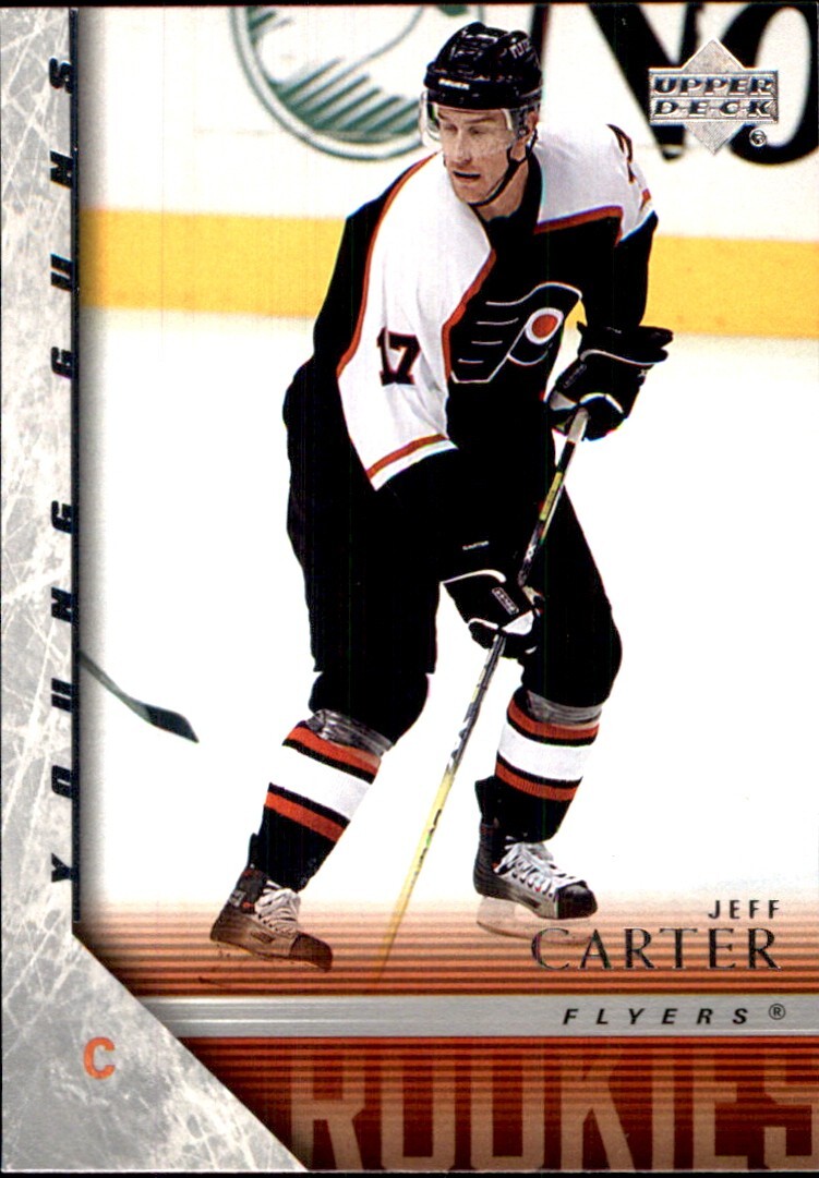 2005-06 Upper Deck #444 Jeff Carter PHILADELPHIA FLYERS RC SP YOUNG GUNS ROOKIE