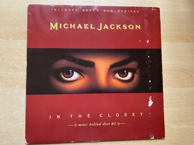 MICHAEL JACKSON - IN THE CLOSET ( MIXES BEHIND DOOR # 2 ) - 12'' - 1992 -PLAYS EX