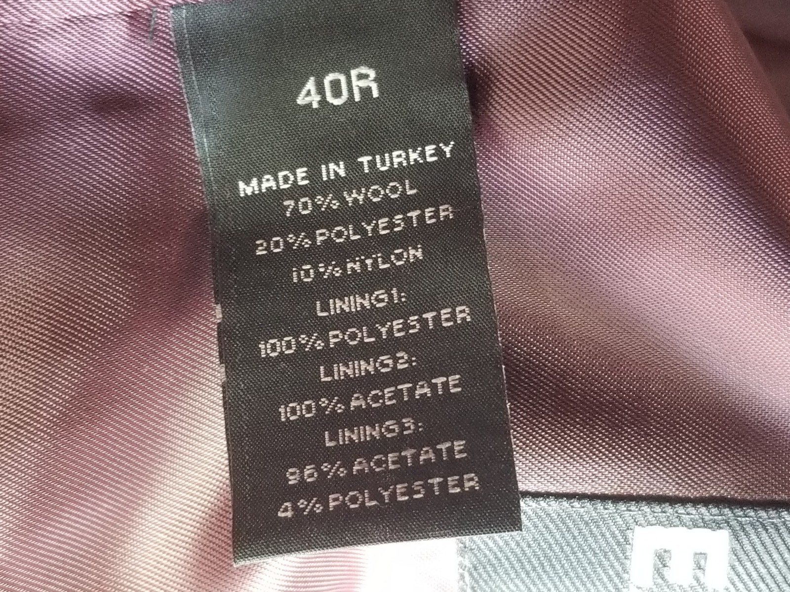 Express Black Blazer Two Button Pockets Wool Blen… - image 12