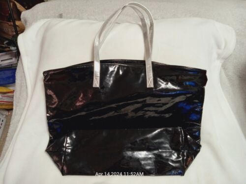 Jimmy Choo Parfums Black Patent Leather Tote Shoulder Bag Limited Edition - Used - Picture 3 of 6
