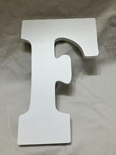 Wooden Letter F 9 Inch Door Shelf Wall Decoration