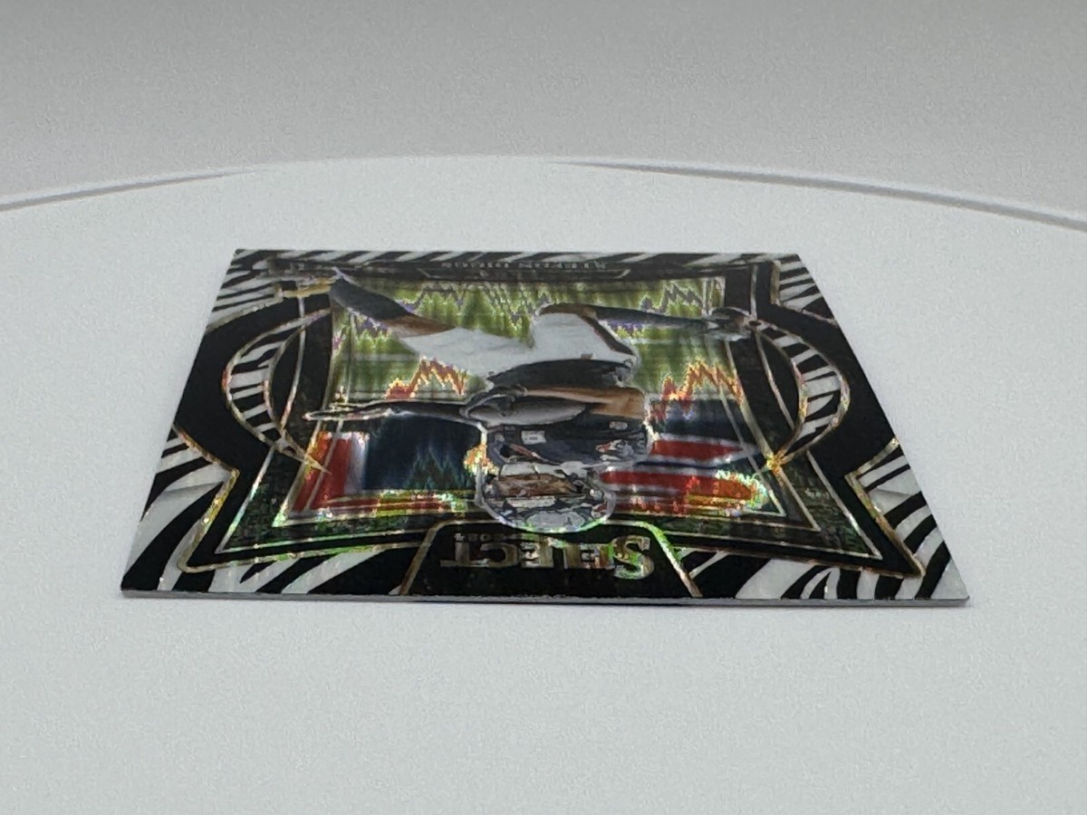 2024 Panini Select Prizm Concourse Zebra Shock #94 Stephon Diggs