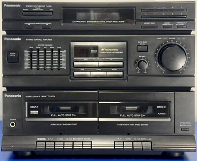 Tested/Works Panasonic SA-HM32 Audio System Equalizer, Cassette