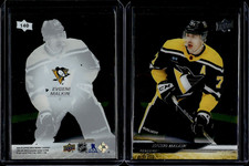 2024-25 Upper Deck Series 1 Clear Cut Base #140 Evgeni Malkin