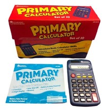 Learning Resources Primary Calculator Set of 8 Homeschool Educational