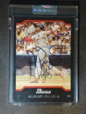 2004 Bowman Original Buyback Auto Albert Pujols #100 Cardinals Auto 7 of 7