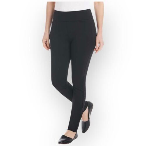 NWT Women's DALIA Built in Tummy Control Panel Pant - Dark Heather Charcoal - L - Picture 1 of 7