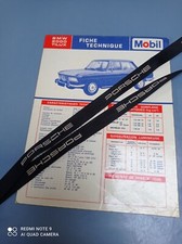 Fiche technique automobile Mobil BMW 2000 Trilux graissage entretien