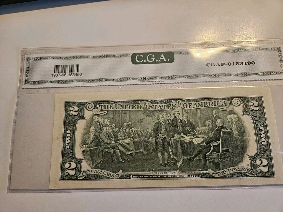 2003* $2 New York Star Note   B*  PMG 66  GEM UNCIRCULATED - Image 2 of 2