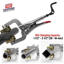 Tubing Pipe Pliers Hoder with Large Magnetic V-Pads Vise Grip Welding Metal Work