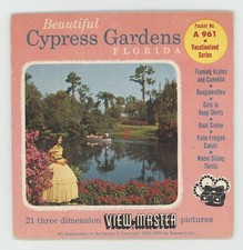 Cypress Gardens Florida 1955 View-Master Packet A-961 with Reels 164-ABC