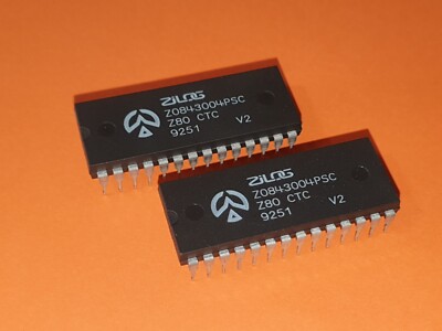 2x Zilog Z80 CTC Z0843004PSC
