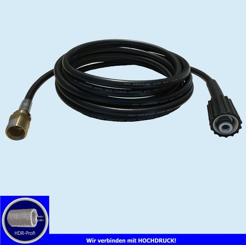 Verlängerungsschlauch 10m Für Kärcher & Kränzle Hochdruckreiniger - 125bar, M22 Gewinde, Extrem Flexibel