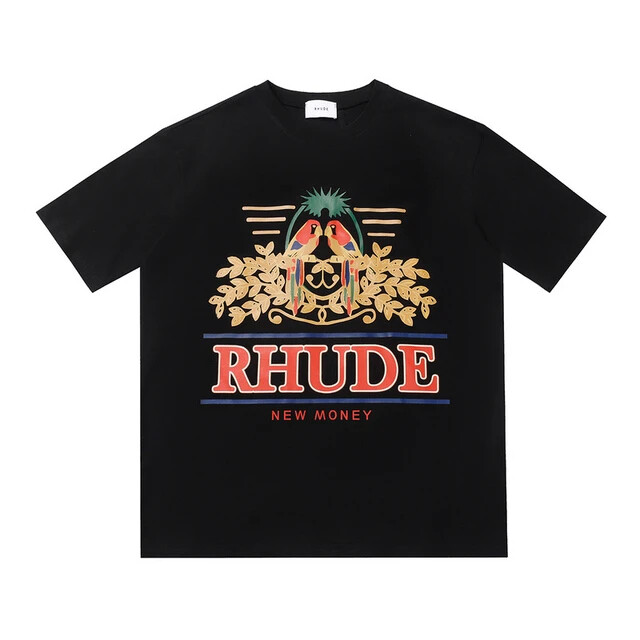 RHUDE High Quality Casual Trendy T-Shirt, New Money Shirt | eBay