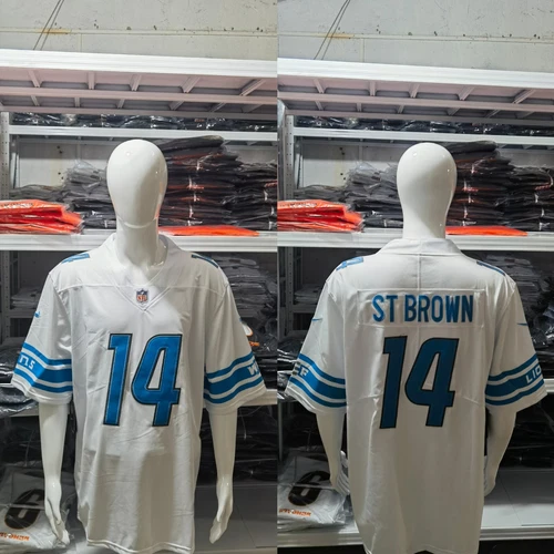 Men's NFL St. Brown/Hutchinson #14#97#26 Detroit Lions American Football Jerseys - Picture 5 of 17