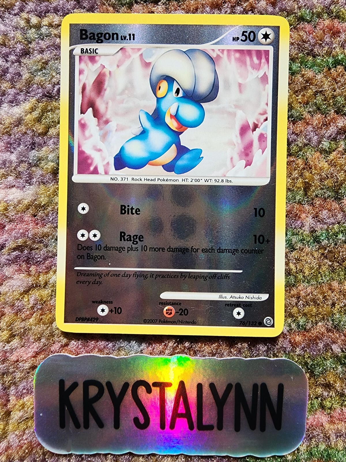 Bagon 76/132 - Secret Wonders - Reverse Holographic - Lightly Played LP