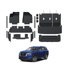 Floor Mats for Nissan Pathfinder 2022-2025, All Weather Floor Mats Trunk Carg...