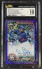 ANDY PAGES CGC 10 2024 TOPPS CHROME ROOKIE AUTO PURPLE SPECKLE REFRACTOR RC /299