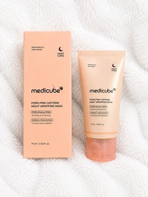 Medicube PDRN Pink Caffeine Night Wrapping Mask 75ml Korean Cosmetics